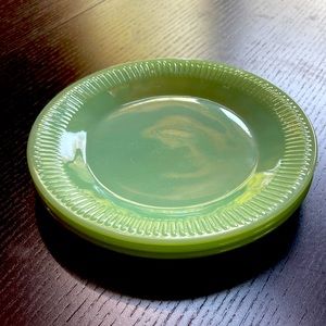 Fire King Jadeite small dinner plates